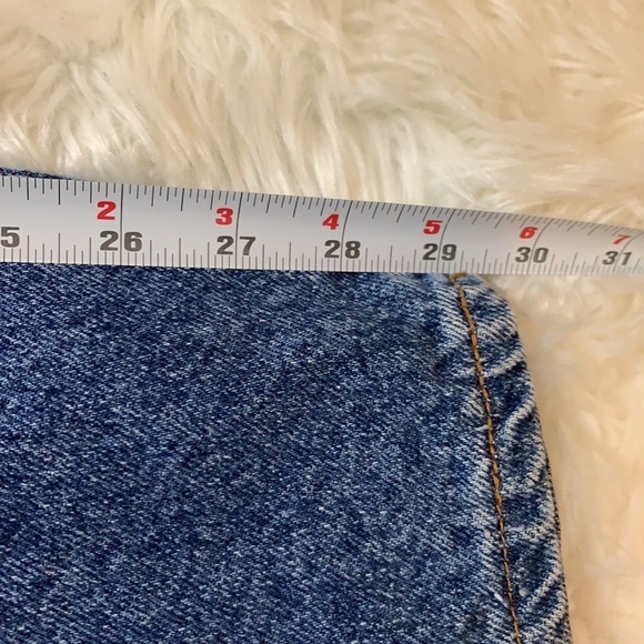 Vintage Chic mom / high rise denim jeans with pleat front & no back pockets - Picture 7 of 14